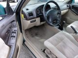 2001 Subaru Forester 2.5 S Beige Interior