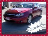 2010 Camellia Red Pearl Subaru Impreza 2.5i Premium Sedan #62757528