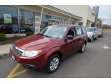2009 Camellia Red Pearl Subaru Forester 2.5 X Premium #62757962