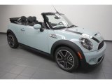 2012 Ice Blue Mini Cooper S Convertible #62854019