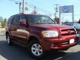 Salsa Red Pearl Toyota Sequoia in 2007