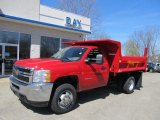 2011 Chevrolet Silverado 3500HD Regular Cab 4x4 Chassis Dump Truck