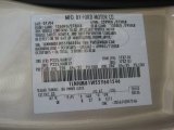 2005 Town Car Color Code for Light French Silk Clearcoat - Color Code: G3