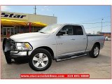 2010 Bright Silver Metallic Dodge Ram 1500 Lone Star Quad Cab #62865048