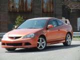 2005 Blaze Orange Metallic Acura RSX Type S Sports Coupe #62865514