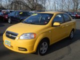 2007 Summer Yellow Chevrolet Aveo LS Sedan #62865513