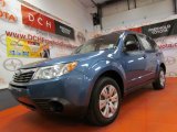2009 Newport Blue Pearl Subaru Forester 2.5 X #62865504