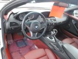 2009 BMW 6 Series 650i Convertible Chateau Pearl Leather Interior