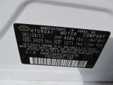 2012 Sonata Color Code for Porcelain White Pearl - Color Code: WHC