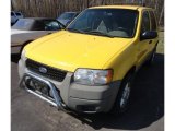 2001 Chrome Yellow Metallic Ford Escape XLS V6 4WD #62865272