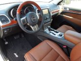 2012 Jeep Grand Cherokee Overland 4x4 New Saddle/Black Interior