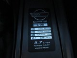 1991 Chevrolet Corvette Coupe Info Tag