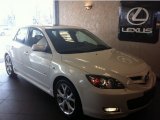 2008 Crystal White Pearl Mica Mazda MAZDA3 s Sport Hatchback #62976890