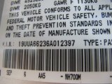 2006 Acura TL 3.2 NH700M