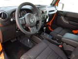 2012 Jeep Wrangler Sport S 4x4 Black Interior