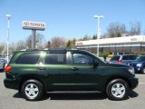 2010 Timberland Green Mica Toyota Sequoia SR5 4WD #62976379