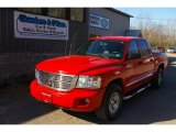 Flame Red Dodge Dakota in 2008