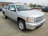 2012 Silver Ice Metallic Chevrolet Silverado 1500 LTZ Extended Cab 4x4 #63038543