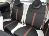 2012 Fiat 500 Gucci Rear Seat