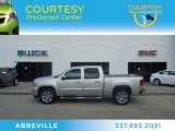 2010 Pure Silver Metallic GMC Sierra 1500 SLE Crew Cab #63038741