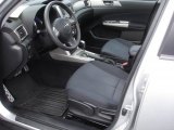 2009 Subaru Forester 2.5 XT Black Interior