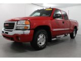 2003 Fire Red GMC Sierra 1500 SLT Extended Cab 4x4 #63038020