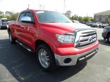 Radiant Red Toyota Tundra in 2010