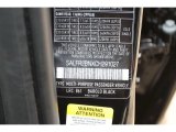 2012 LR2 Color Code for Barolo Black Metallic - Color Code: 861