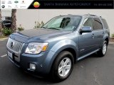 2010 Steel Blue Metallic Mercury Mariner Hybrid 4WD #63100725