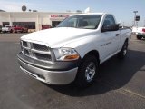 2012 Bright White Dodge Ram 1500 Express Regular Cab #63101074