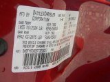 2006 PT Cruiser Color Code for Inferno Red Crystal Pearl - Color Code: PRH