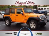 2012 Crush Orange Jeep Wrangler Unlimited Sport S 4x4 #63101426
