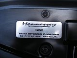 2010 Chevrolet Camaro SS Hennessey HPE550 Supercharged Coupe Info Tag