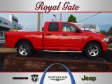 2012 Flame Red Dodge Ram 1500 Express Quad Cab 4x4 #63101422