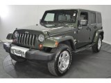 2009 Jeep Green Metallic Jeep Wrangler Unlimited Sahara 4x4 #63101370