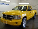 2008 Detonator Yellow Dodge Dakota SLT Extended Cab 4x4 #63101295