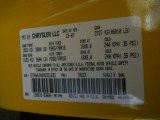 2008 Dakota Color Code for Detonator Yellow - Color Code: PYB