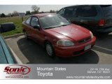 1997 Milano Red Honda Civic DX Coupe #63100483