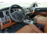 2012 Toyota Tundra Limited Double Cab 4x4 Red Rock Interior