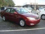 Salsa Red Pearl Toyota Camry in 2004