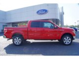 2012 Race Red Ford F150 Lariat SuperCrew 4x4 #63100822