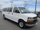 2011 Summit White Chevrolet Express LT 3500 Extended Passenger Van #63101156