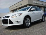 2012 Oxford White Ford Focus SEL 5-Door #63169649