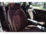 1988 Chevrolet Monte Carlo SS Maroon Interior