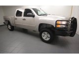 2008 Silver Birch Metallic Chevrolet Silverado 2500HD LT Crew Cab #63169750