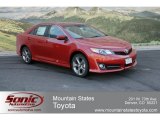 2012 Barcelona Red Metallic Toyota Camry SE V6 #63169578