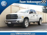 2004 Bright Silver Metallic Dodge Ram 1500 SLT Quad Cab 4x4 #63200709