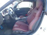 2012 Nissan 370Z Sport Touring Roadster Wine Red Interior