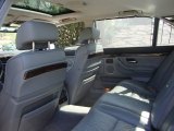 2000 BMW 7 Series 750iL Sedan Rear Seat