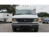2007 Oxford White Ford E Series Cutaway E350 Commercial Utility Truck #63200628